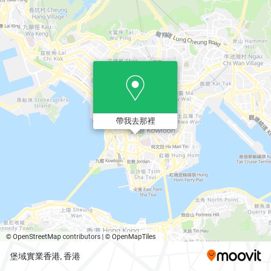 堡域實業香港地圖