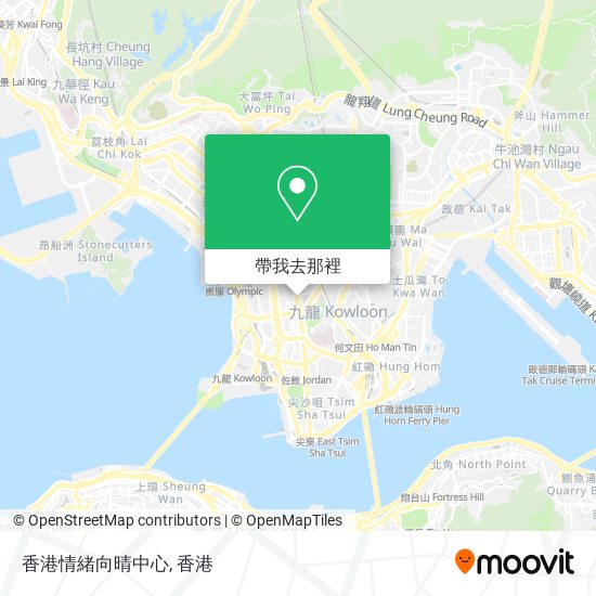 香港情緒向晴中心地圖