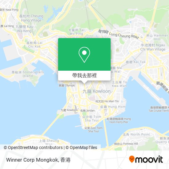 Winner Corp Mongkok地圖