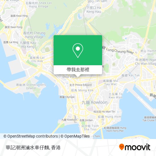 華記潮洲滷水車仔麵地圖