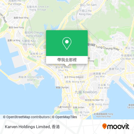 Karven Holdings Limited地圖