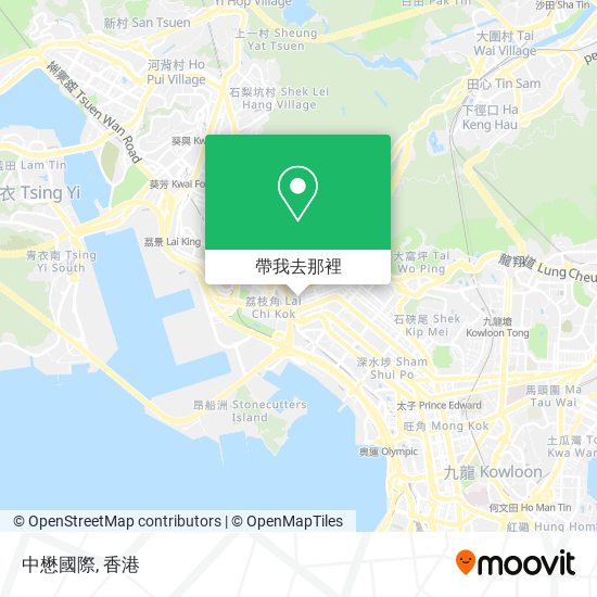 中懋國際地圖