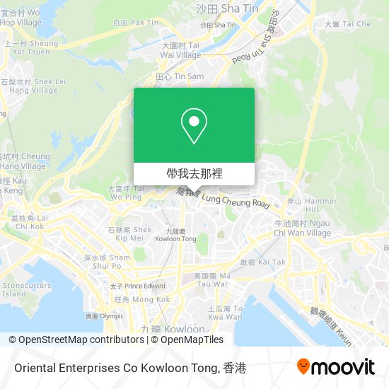 Oriental Enterprises Co Kowloon Tong地圖
