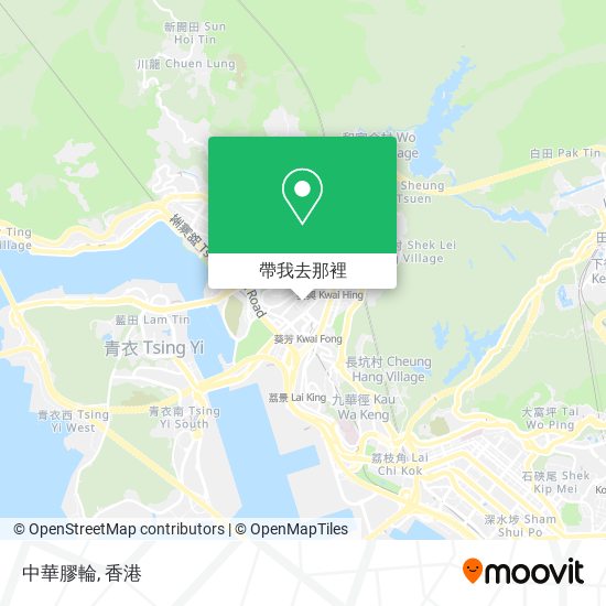 中華膠輪地圖