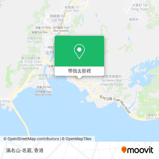 滿名山-名庭地圖