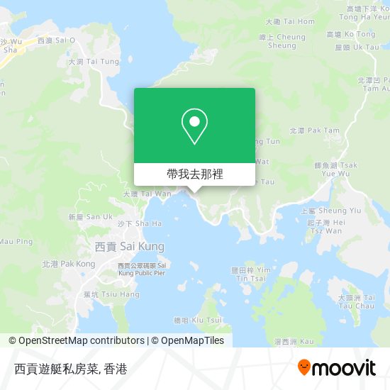 西貢遊艇私房菜地圖