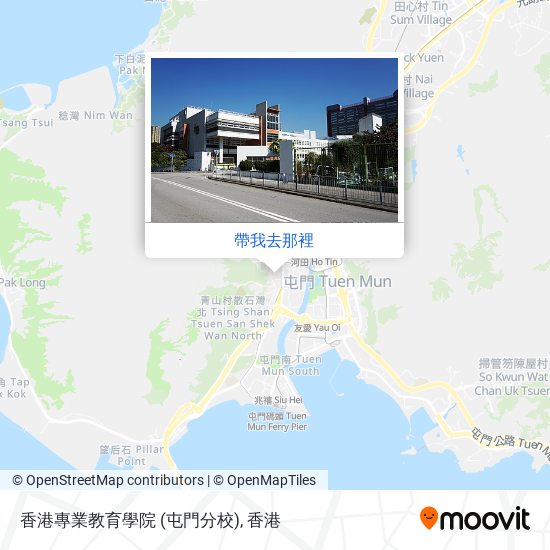 香港專業教育學院 (屯門分校)地圖