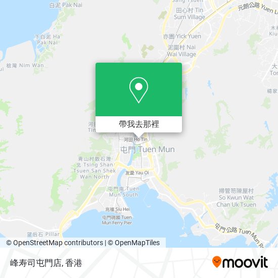 峰寿司屯門店地圖