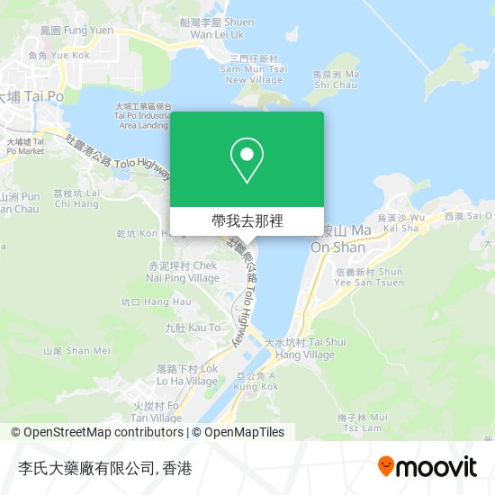 李氏大藥廠有限公司地圖