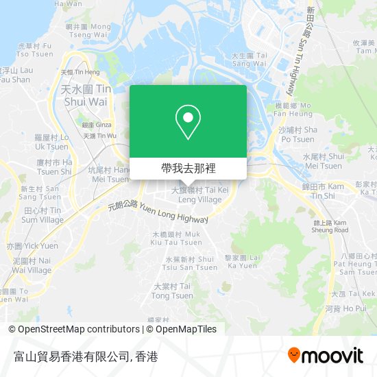 富山貿易香港有限公司地圖