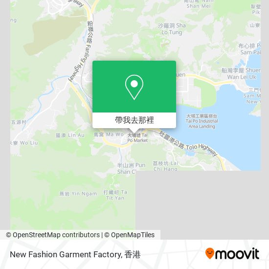 New Fashion Garment Factory地圖