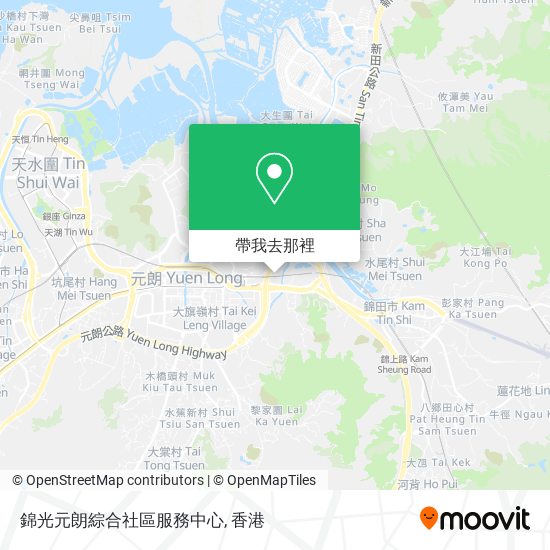 錦光元朗綜合社區服務中心地圖