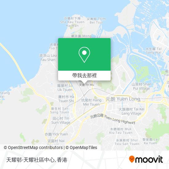 天耀邨-天耀社區中心地圖
