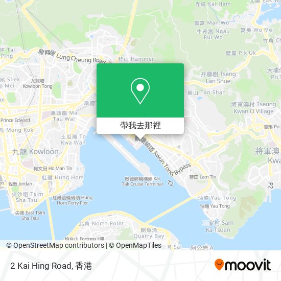 2 Kai Hing Road地圖