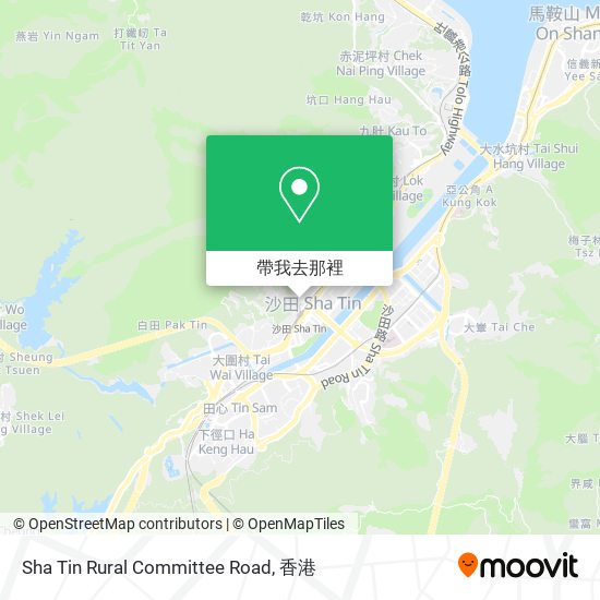 Sha Tin Rural Committee Road地圖