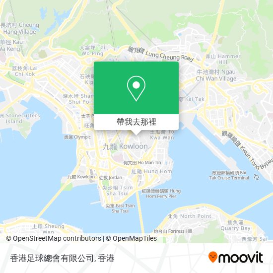 香港足球總會有限公司地圖
