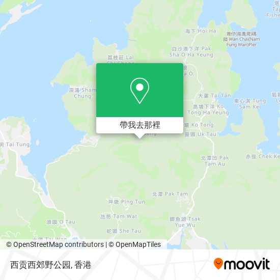 西贡西郊野公园地圖