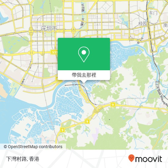 下灣村路地圖