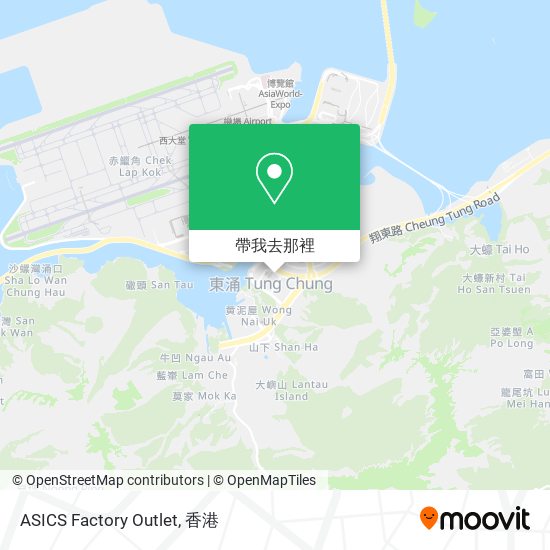 ASICS Factory Outlet地圖