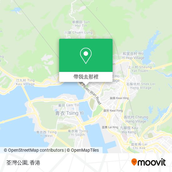 荃灣公園地圖