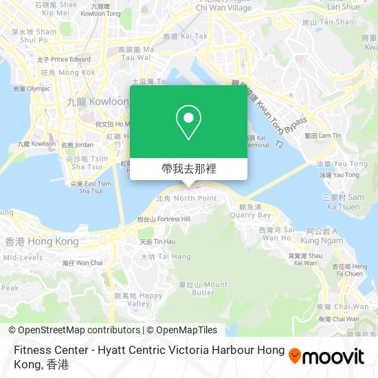 Fitness Center - Hyatt Centric Victoria Harbour Hong Kong地圖
