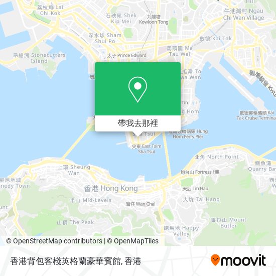 香港背包客棧英格蘭豪華賓館地圖
