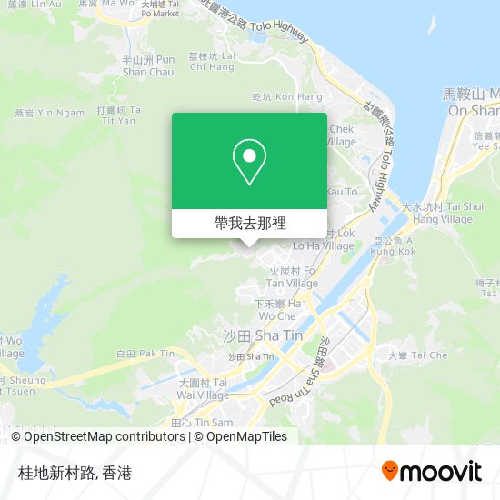 桂地新村路地圖