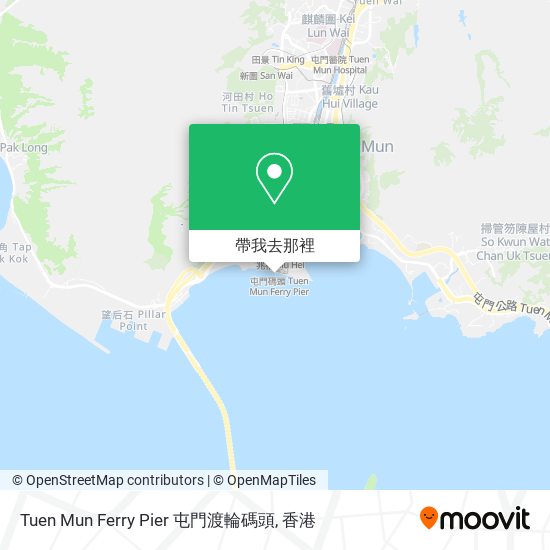 Tuen Mun Ferry Pier 屯門渡輪碼頭地圖