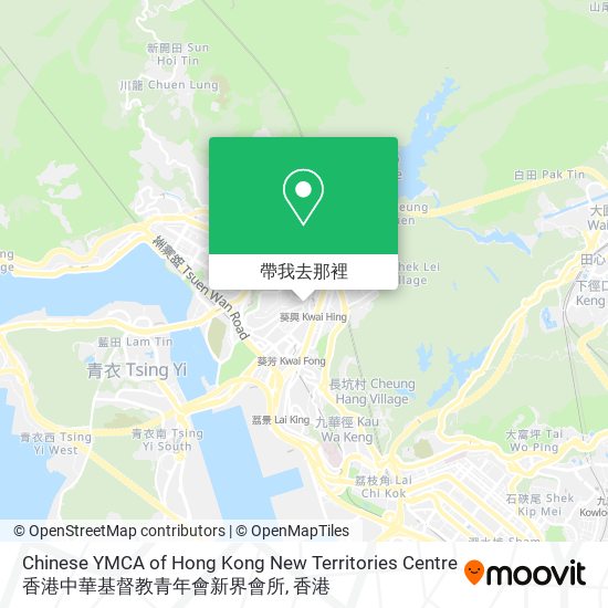 Chinese YMCA of Hong Kong New Territories Centre 香港中華基督教青年會新界會所地圖