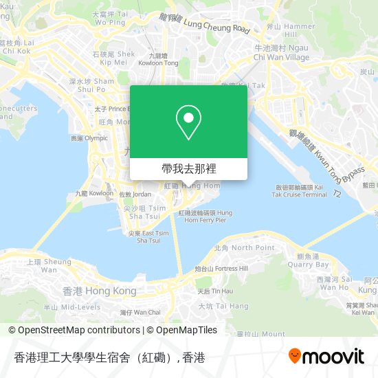 香港理工大學學生宿舍（紅磡）地圖