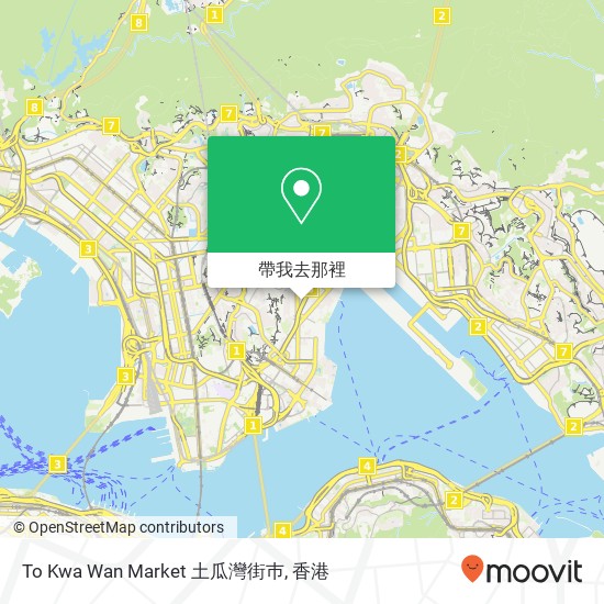 To Kwa Wan Market 土瓜灣街巿地圖