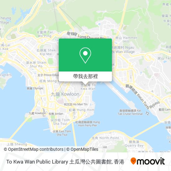 To Kwa Wan Public Library 土瓜灣公共圖書館地圖