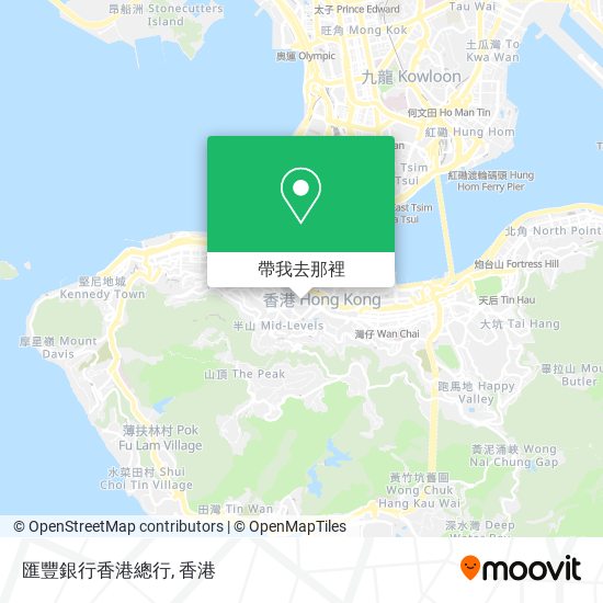 匯豐銀行香港總行地圖
