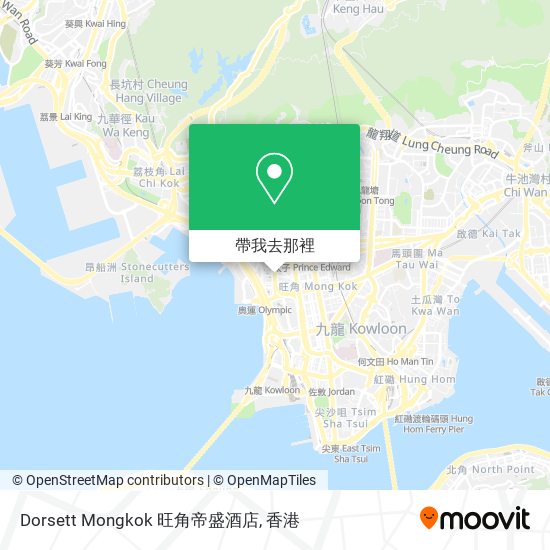 Dorsett Mongkok 旺角帝盛酒店地圖