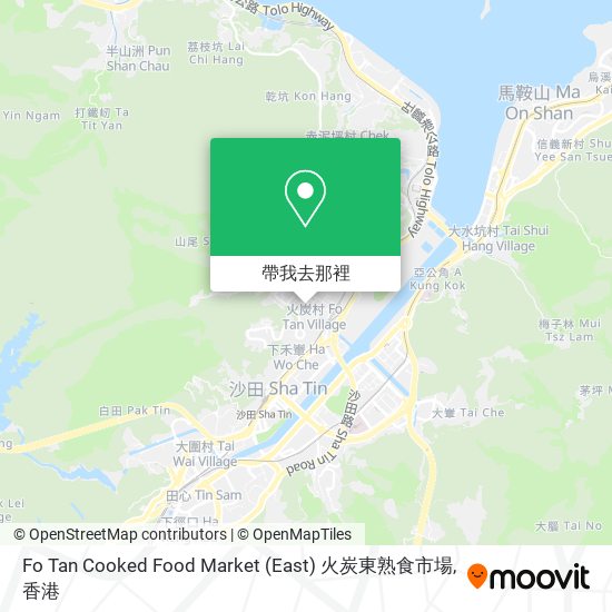 Fo Tan Cooked Food Market (East) 火炭東熟食市場地圖