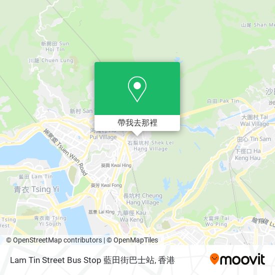 Lam Tin Street Bus Stop 藍田街巴士站地圖