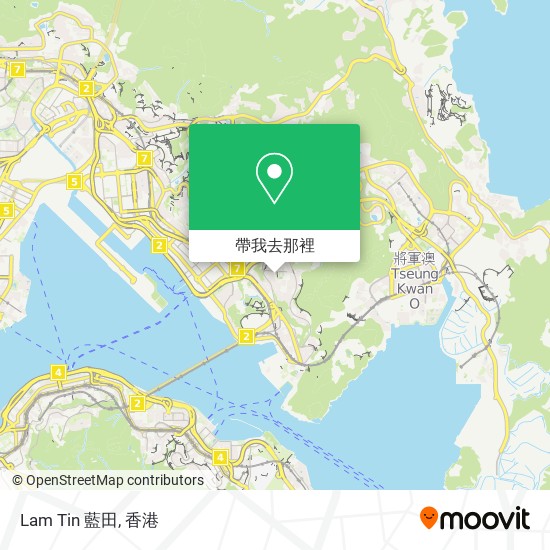 Lam Tin 藍田地圖