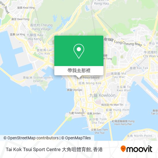 Tai Kok Tsui Sport Centre 大角咀體育館地圖