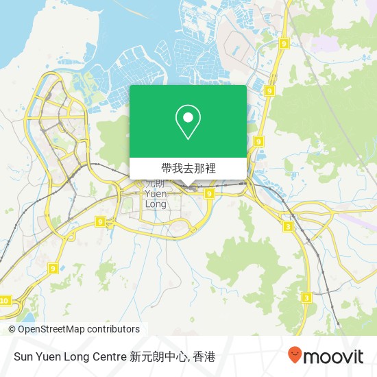 Sun Yuen Long Centre 新元朗中心地圖