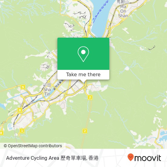 Adventure Cycling Area 歷奇單車場地圖