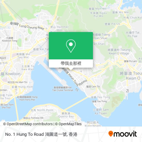 No. 1 Hung To Road 鴻圖道一號地圖