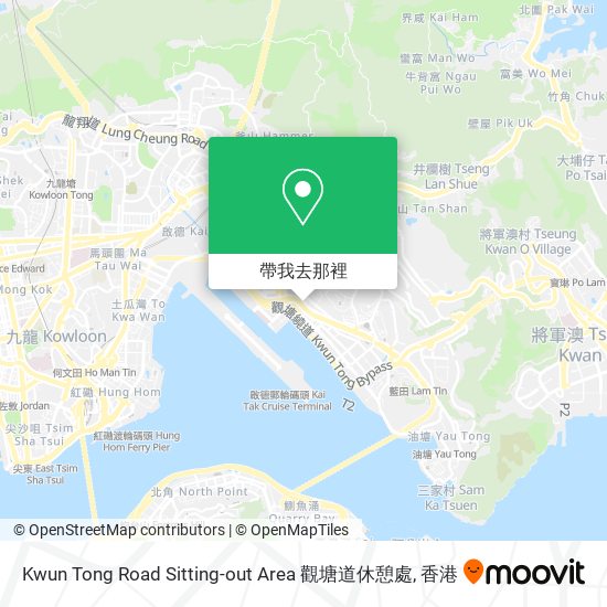 Kwun Tong Road Sitting-out Area 觀塘道休憩處地圖
