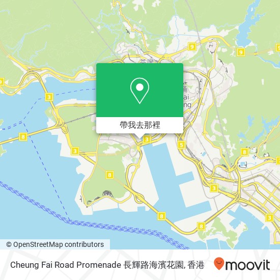 Cheung Fai Road Promenade 長輝路海濱花園地圖