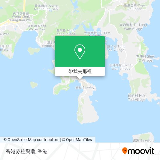 香港赤柱警署地圖