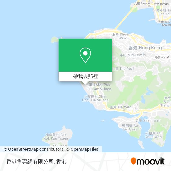 香港售票網有限公司地圖