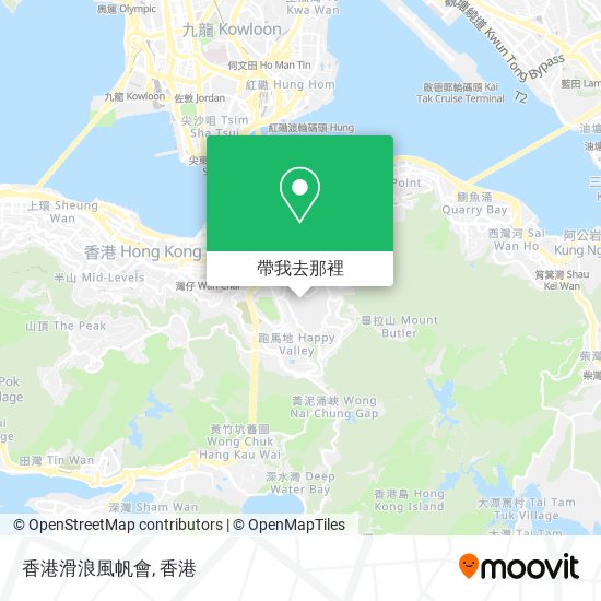 香港滑浪風帆會地圖