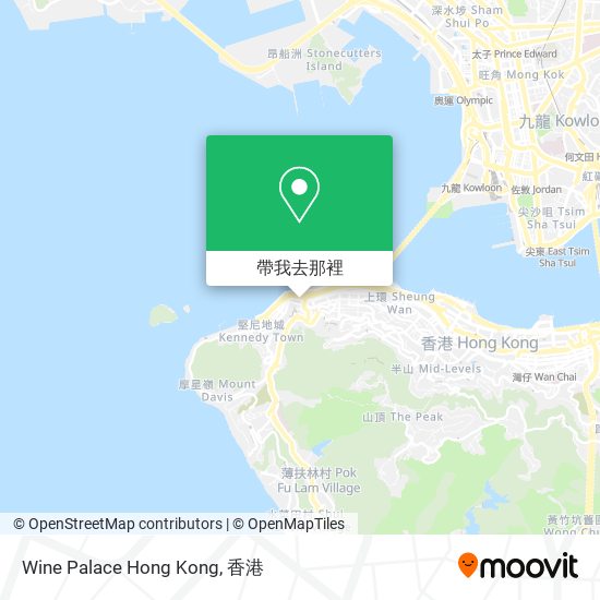 Wine Palace Hong Kong地圖