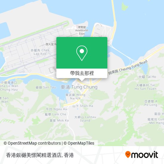 香港銀樾美憬閣精選酒店地圖
