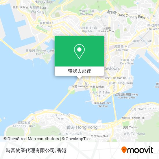 時富物業代理有限公司地圖