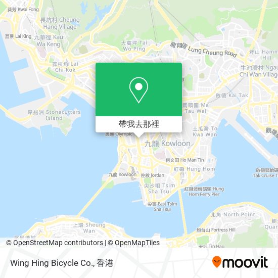 Wing Hing Bicycle Co.地圖